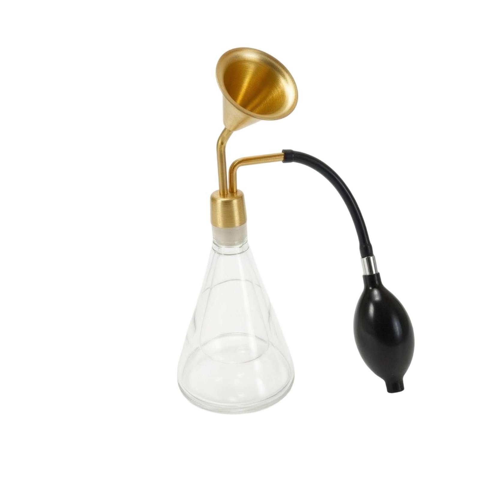 Aroma Flasche Glas Duftspender Sprühflasche Parfümflakon mit Schlankem Hals Und Stabilem Unterteil für Zuhause Büro, Innenflasche Transparent + Langer Airbag