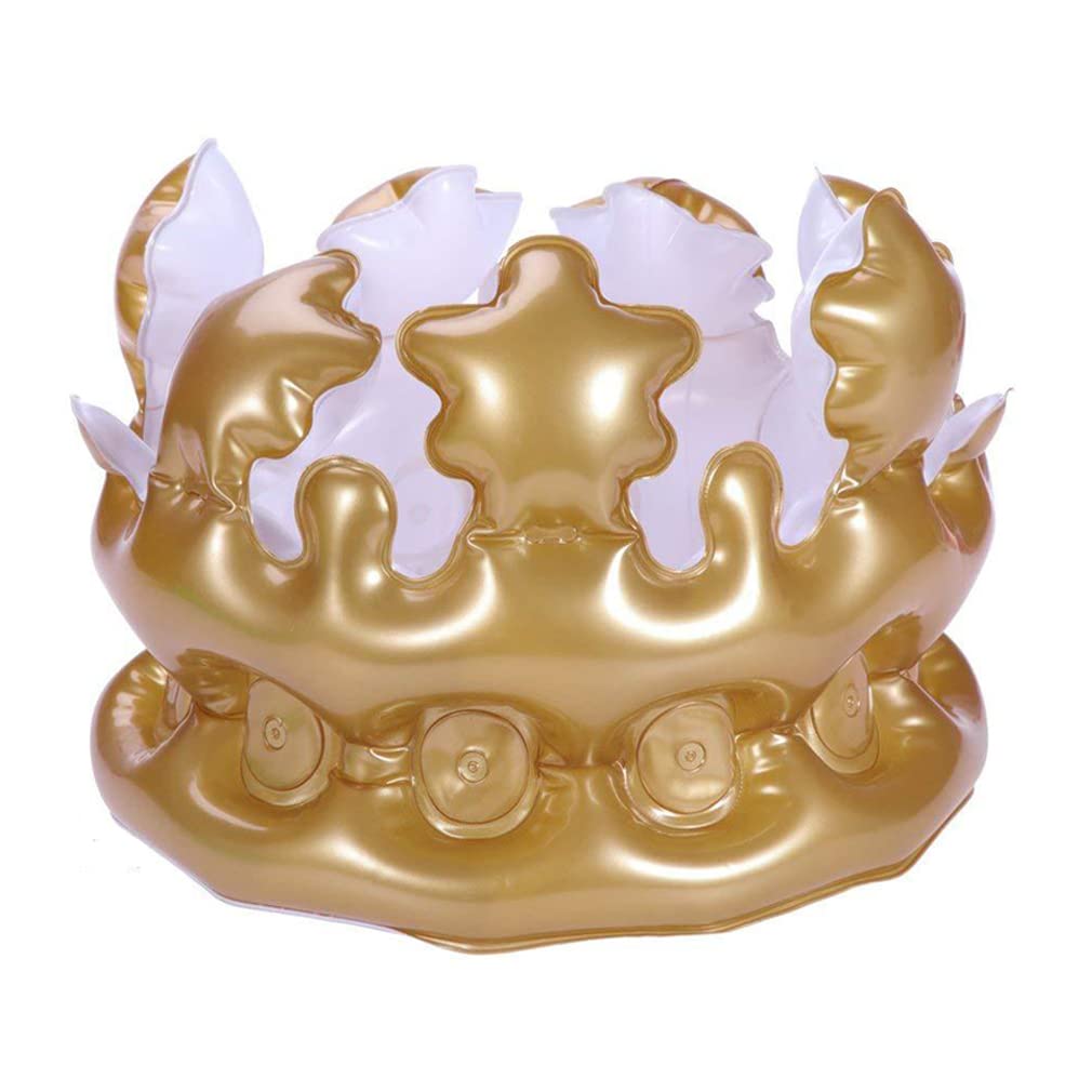 Vixzero Inflatable Adult Queen Crown Fancy Dress Hen Party Decorations Toy