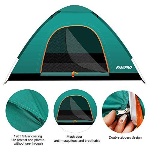 instant automatic pop up tent, 2 Person Lightweight Tent, Waterproof Windproof, UV Protection, Perfect for Beach, Outdoor, traveling, hiking, camping, hunting, fishing - Image 4