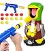 Hyybd Giocattoli da tiro, Giochi di tiro al Bersaglio con Anatra con Pistola ad Aria compressa e 24 Palline di Schiuma Morbida, Record di punteggio LCD, Giochi elettronici interattivi Regalo