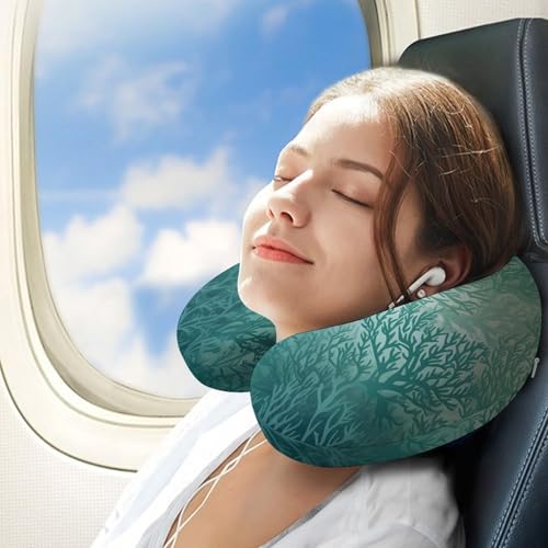 Almohada espuma viscoelástica tamaño moderado para viaje miniatura 3