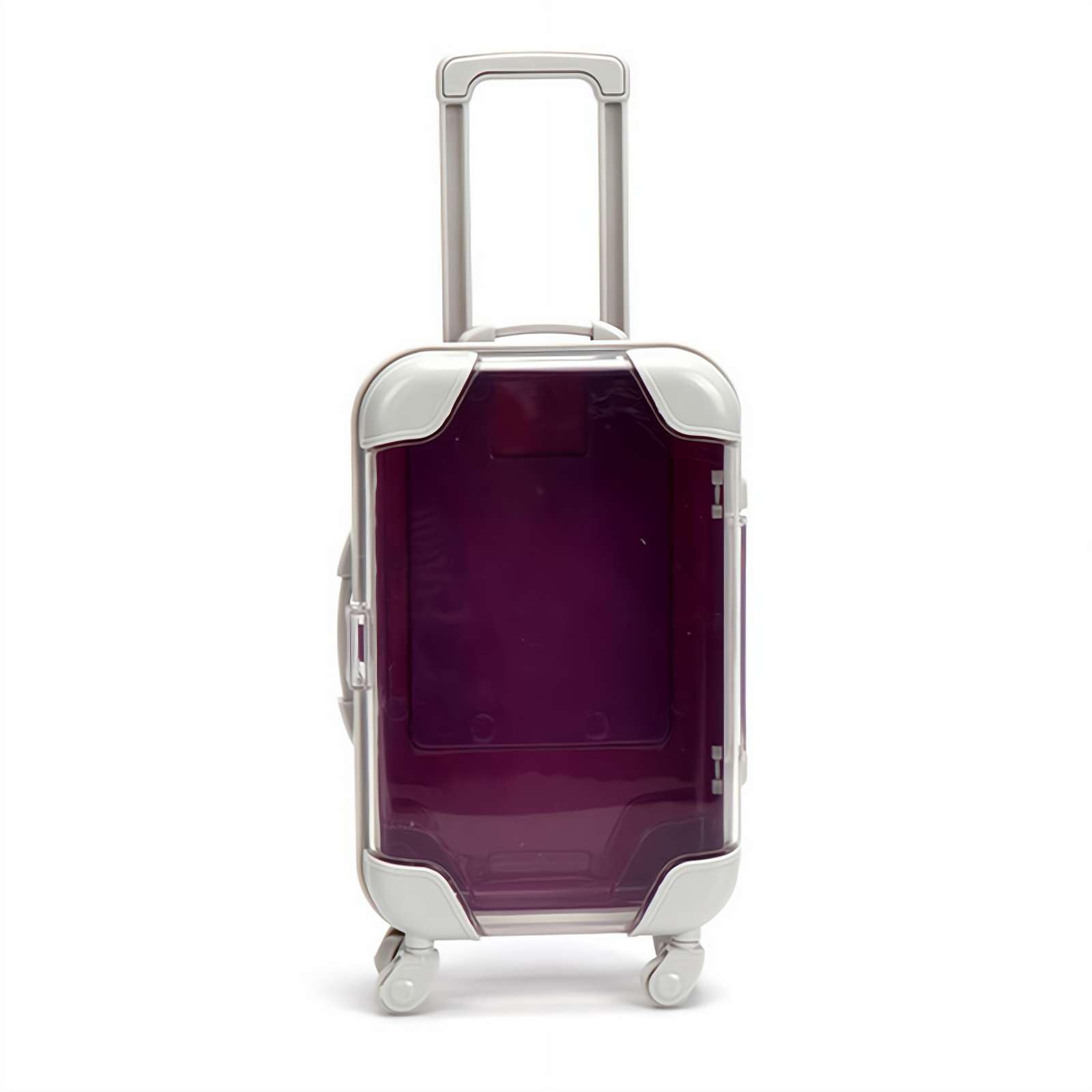 Mini Suitcase Party Favor Gift Box, 3.74 * 1.97 * 6.69 in Mini Suitcase Organizer, Plastic Tiny Travel Luggage for Candy Makeup Jewelry Girl Birthday