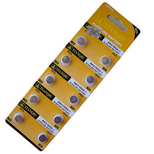 Pilas Alcalinas TIANQIU AG3 LR41 10 unidades