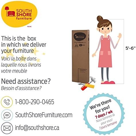 Miniatura 6 de Cabezal Holland South Shore de 5460 pulgadas, Madera, Roble gris