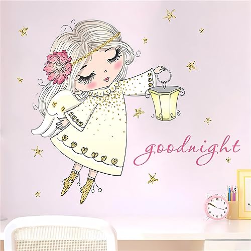 Vinilo Decorativo Ángel Rose Pink para Pared miniatura 3