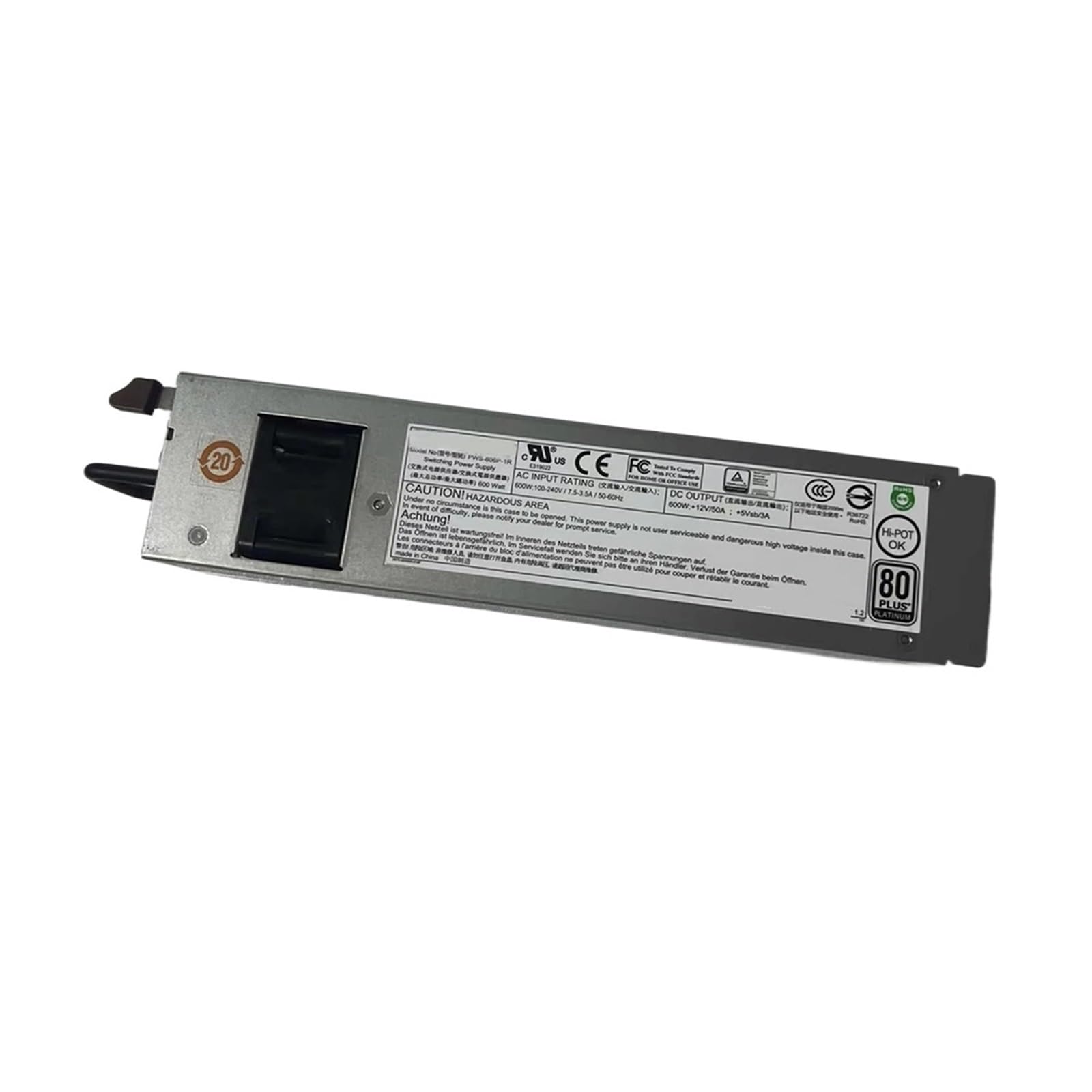 TPKMVGAP 600W 1U Power Supply PWS-606P-1R