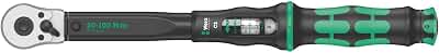 Wera 05075621001 Llave dinamométrica con carraca reversible Click-Torque C 2, 1/2 pulgada, 20-100 Nm, 1/2", 20-100 Nm