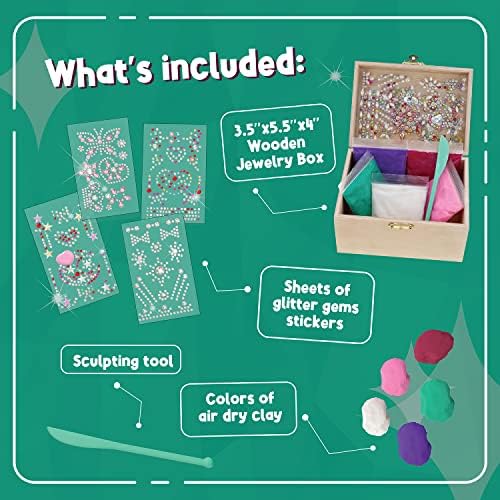 PURPLE LADYBUG Decorate Your Own Jewelry Box for Girls Crafts - Unique Girls Christmas Gifts, 6 7 8 9 10 11 12 Year Old Girl Gift Ideas, Tween & Teen Girl Gifts Ideas - Craft Kits for Girls Age 8-10 4 51SsodWs6mL. AC