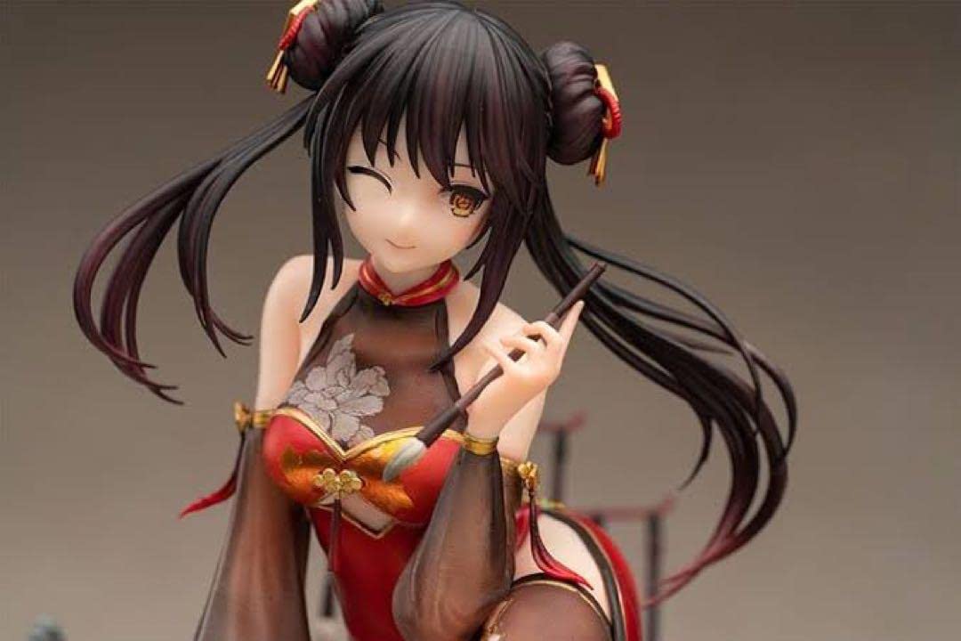 Amazon.co.jp: dアニメストア限定 時崎狂三 書画美人ver. フィギュア 