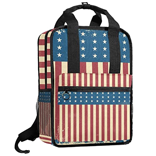 Sac à dos garçon ajustable marron motif animal cartable enfant taille unique