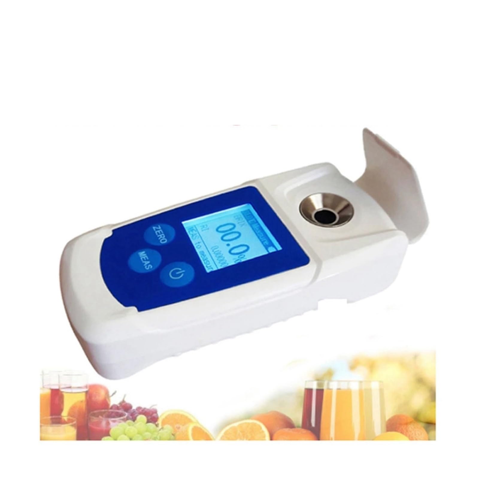 Refractómetro, Refractómetro, Digital De Alta Precisión, Compensación Automática Temperatura del Medidor Azúcar para Frutas, Bebidas