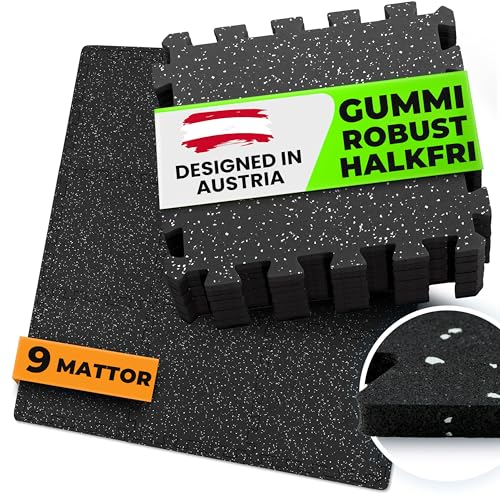 bemaxx Skyddsmattor Golvskyddsmatta Set Träningsmatta Gymnastikmatta Pusselmatta: Träningsutrustning Matta Fitnessmatta Turnmatta Underlagsmatta Golvmatta Sportmatta Gummimatta Yogamatta