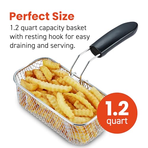 Elite Gourmet EDF1116 Electric 1.2 Qt. / 4.8 Cup Oil Capacity Deep Fryer の商品画像 2