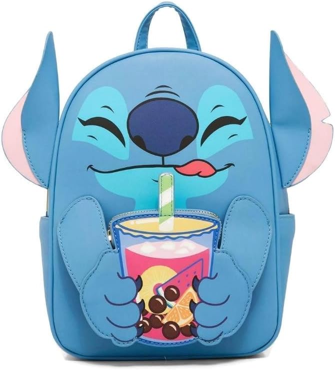 Her Universe Disney Lilo & Stitch Boba Figural Mini Backpack MULTI