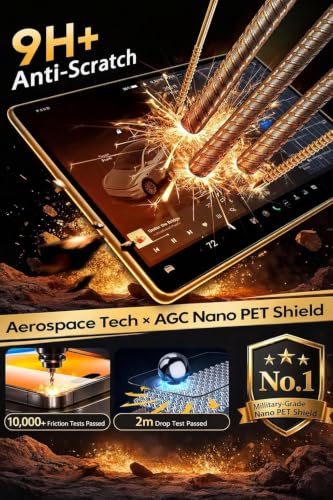 Image of SPARTAN SHIELD Screen Guard For TATA TIAGO 2026 Facelift || Pure+ & Pure+A || 8 Inch Infotainment Touchscreen Protector | Anti Scratch | Water Resistant | HD Clear | High Touch Sensitivity | NEW TataTiago Car Display Accessories 2025+ [Not Tempered Glass] (2026 Facelift Tiago 8-Inch)