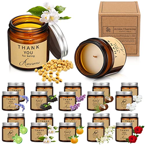 Norme 20 Pack Scented Soy Candle Gifts for Employees