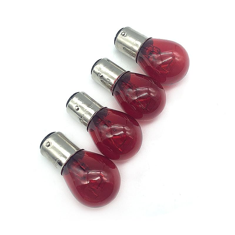 4Pcs 1157 12v Light Bulb Auto Car Brake Stop Signal Turn Tail Lamp S8 Lot (Red), ‎‎1016,1034,1076,1130