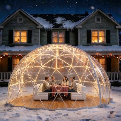 Garden Dome Tent, Outdoor Bubble Tent TPU Greenhouse for...