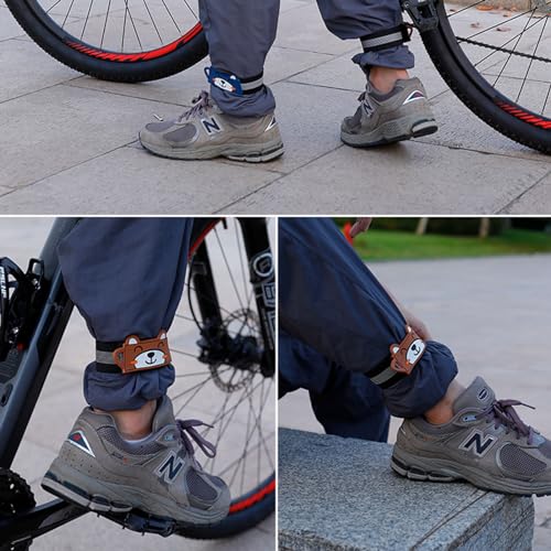 Correias de tornozelo para bicicleta, Cinto de segurança para bicicleta, Cinto de fixação elástico,