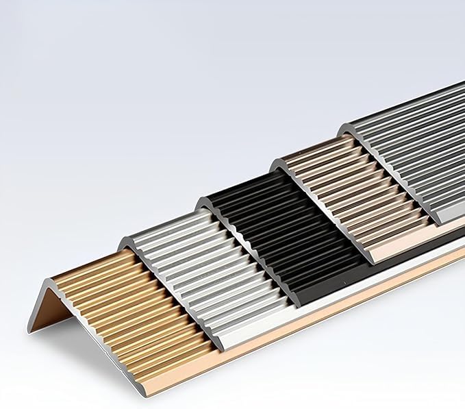 Profilé de nez de marche aluminium pour sécuriser vos escaliers extérieurs et intérieurs