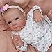 WOOROY Realistic Reborn Baby Dolls, 18 Inch Lifelike Newborn Baby Girl Doll with Soft Body, Real Life Baby Dolls with Accessories Gift Toys for Kids Age 3+