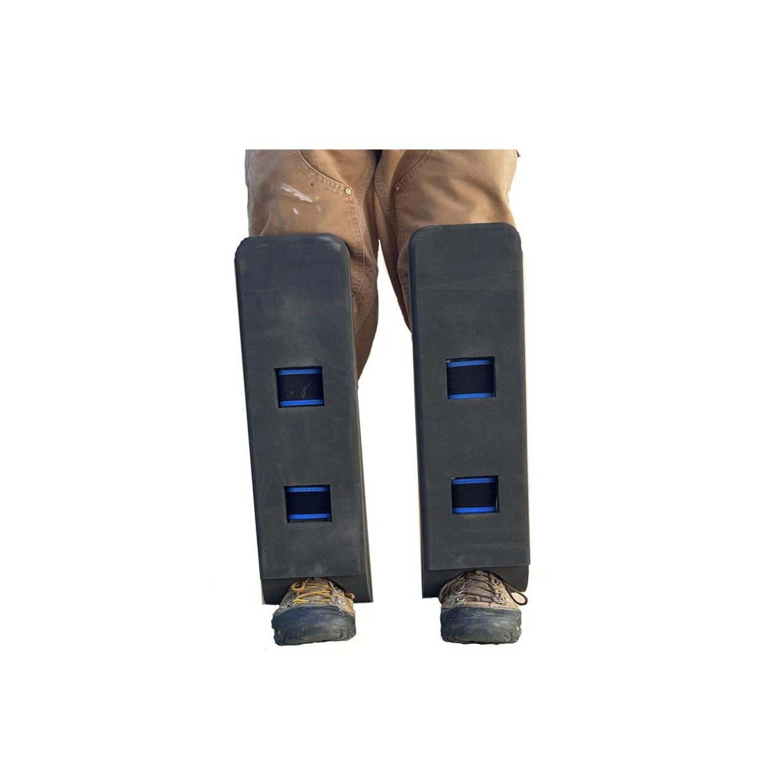 Rodilleras para ático, almohadillas de rodillas autoportantes con correas ajustables y soporte de espuma para navegación de vigas y trabajo en espacios reducidos