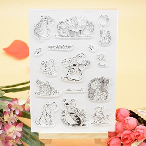 Wooyangfun Joyful Home 1PC Hedgehog Happy Birthday...