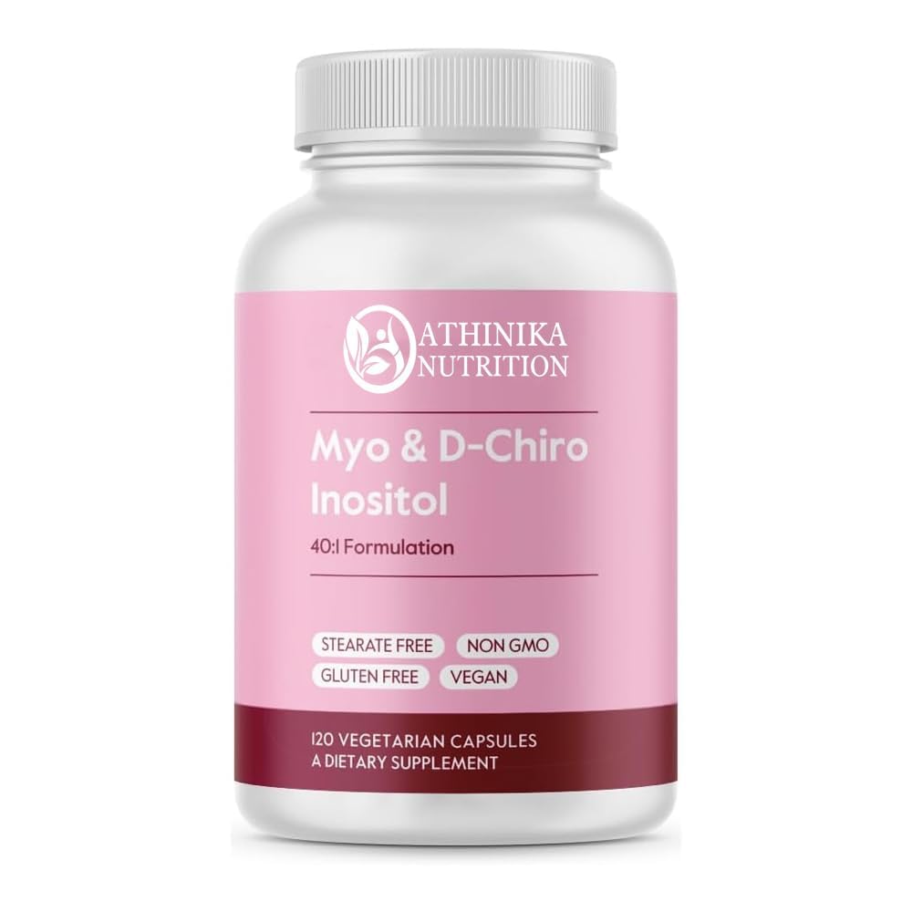 Myo & D-Chiro Inositol (120 Vegetarian Capsules) - 40:1 Ratio - No Stearates - Vegan - Non GMO - Gluten Free-picture-28