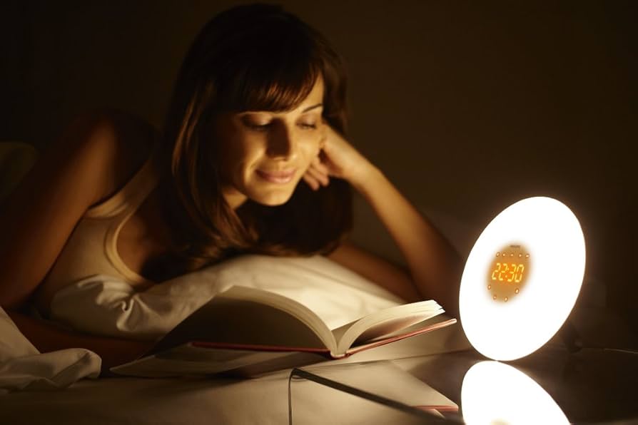 フィリップス　ウェイクアップライト　HF3505 Philips HF3505/60 SmartSleep Wake-up Light, Sunrise