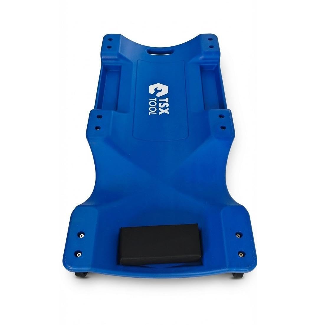 SATKIT Camilla Mecánica con Ruedas para Taller – Diseño Ergonómico, Reposacabezas Acolchado y Soporte de hasta 150 kg – HDPE Resistente al Aceite y Disolventes