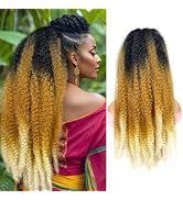 VAVANGA Marley Hair Drawstring Ponytail 24inch Synthetic Braiding Hair Afro Kinky Ponytail Black ...