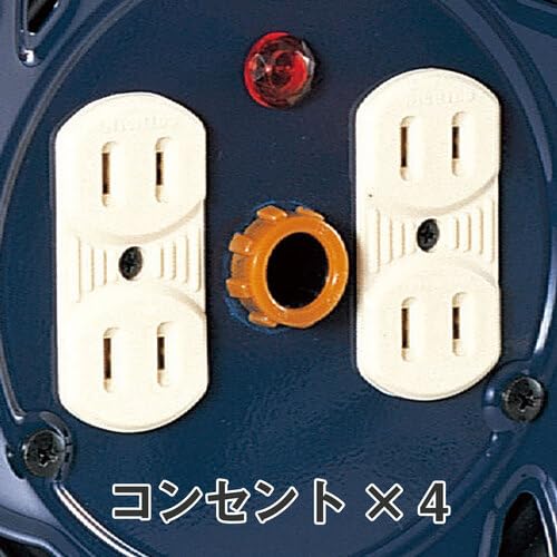 日動 コードリール NF-504D 2mvetro Amazon | 日動 コードリール NF-504D | コードリール | DIY・工具