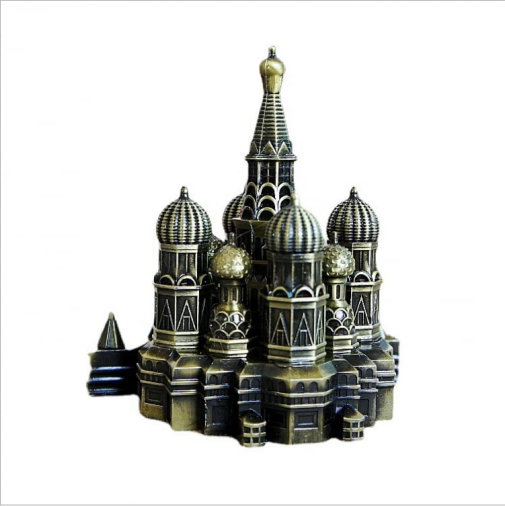 sdSDGrw statue, Castle Statue Model Nordic Style Metal Crafts Ornaments Home Decorations