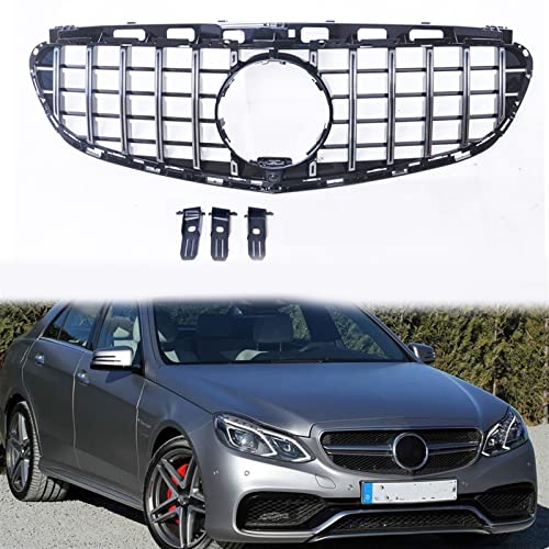 Grille de calandre GT Benz E63 AMG S en argent supérieur pour capot avant sport