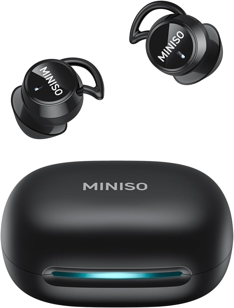 MINISO MS217 Cuffie Traduzione Simultanea 2 in 1 Cuffie per Dormire, Auricolari Traduttore Simultaneo con App, Portatili e Compatti, Autonomia 48h, Cuscinetti Morbidi per Pendolarismo, Lavoro e Sonno