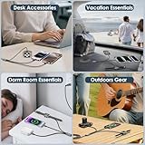 Upgraded 3 in 2 Multi Charger Cable for Apple Watch iWatch Charger Travel Essentials Multi Fast Charging Cable Compatible with iWatch Ultra/SE/10/9/8/7/6/5/4/3/2, for RGB Cable - Image 5