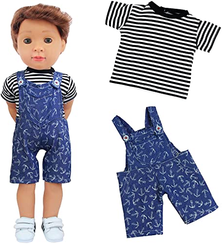 Zita Element 6 Sets 18 Inch Boy Doll Clothes Daily Casual Clothing Outfits For 18 Inch Dolls Xmas Gift #TOP4