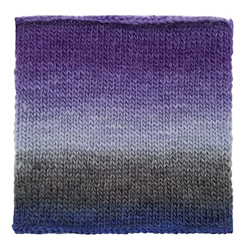 Image of 2 Skeins Rainbow Soft Yarn 100% Wool Gradient Multi Color Yarn for Crocheting Knit Total Length 180mx2(196ydsx2,50gx2)-2