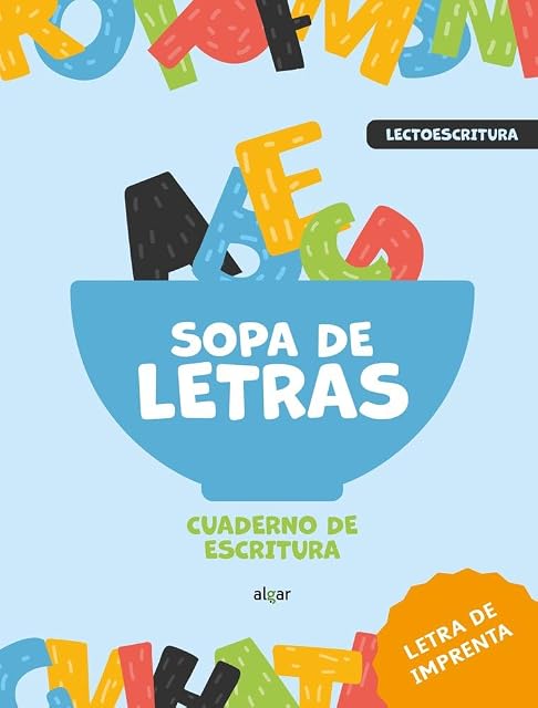 Portada de Sopa de Letras. Cuaderno de Escritura