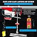 2 in 1 Electric Hoist,440 lbs 120V Electric Hoist with Remote Control,16ft/33ft Lifting Speed,328ft Wireless/Wire Electric Hoist Winch for Garage,Warehouse,Factory,Construction Site, Attic