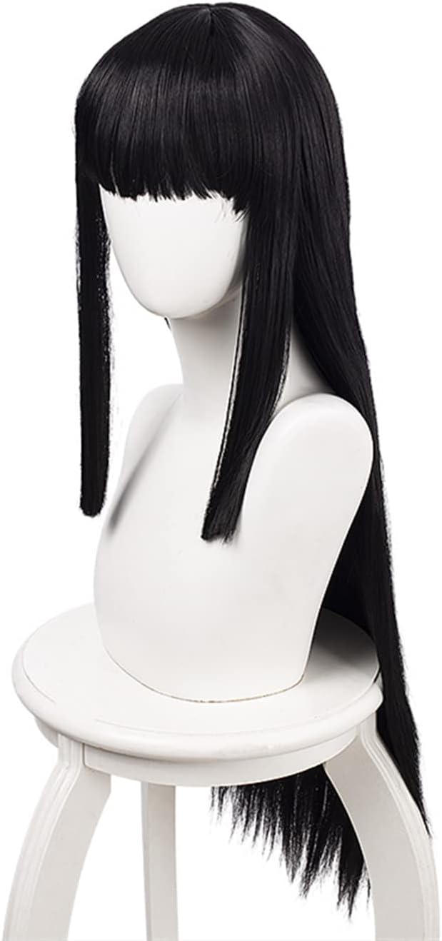 Anime Jabami Yumeko Cosplay Wig Halloween Costume Wig Black long straight hair