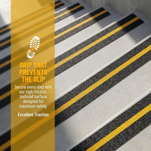 Cinta antideslizante para evitar caídas en escaleras exteriores con PVC reflectante LABRIMP de 15cm 3
