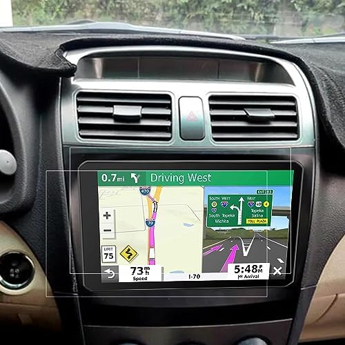 i-Tensodo 2 Pack Universal Trimmable Anti-Glare Matte Screen Protector for All Mini Navigation, Anti-Glare Anti Finger Print, Sizes: 8.07 x 7.08 inches