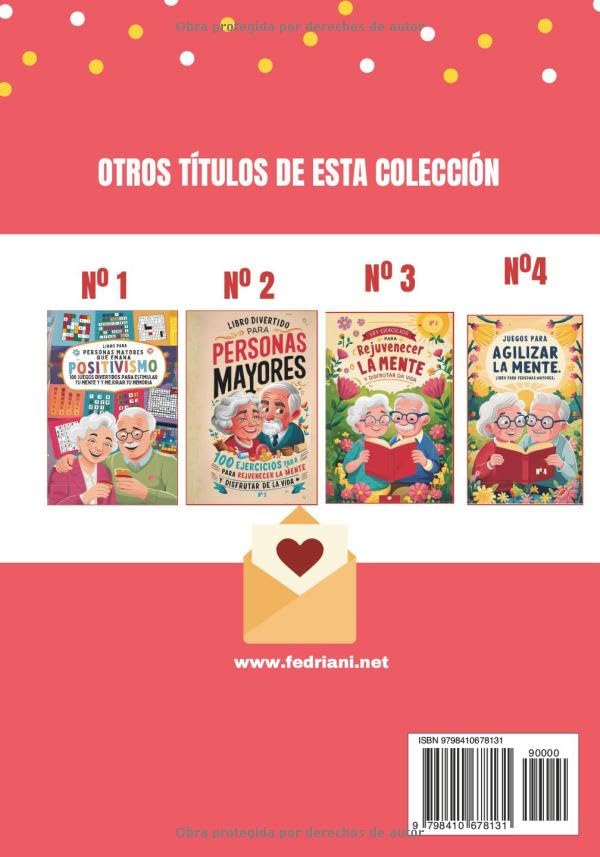 Miniatura 2 de Libro Divertido para Personas Mayores (4) Juegos para agilizar la mente (Pasatiempos para adultos) (Spanish Edition)