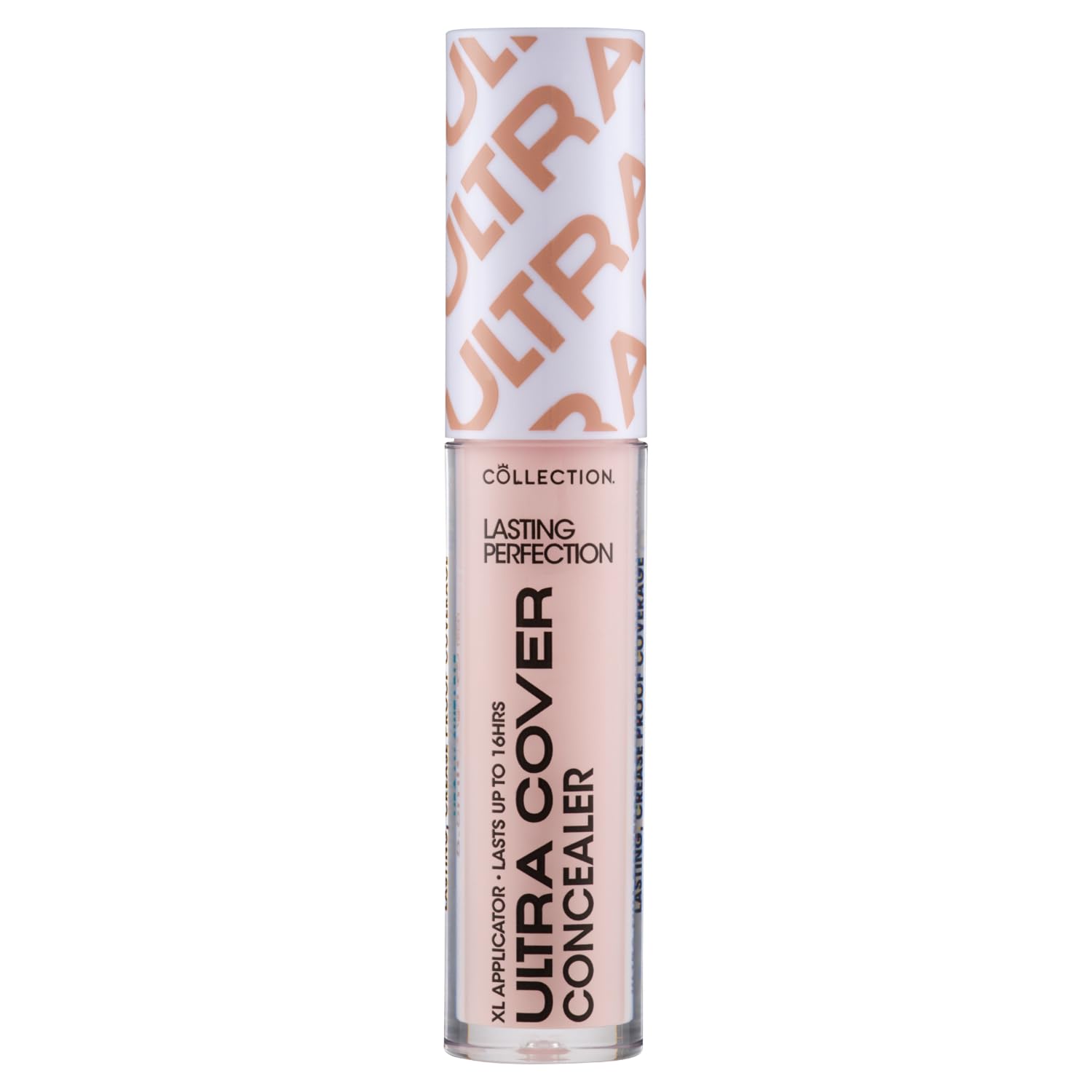 Collection Cosmetics Lasting Perfection Ultra Cover Concealer, Up to 16hr Wear, XL Applicator, Porcelain Cool (Rose Porcelain)