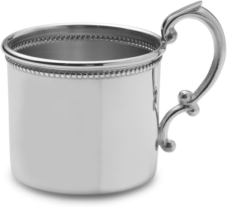 Empire Pewter Classic Beaded Baby Cup