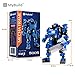 MyBuild Mecha Frame Keiji 5005 - Blue Robot Armor Mech Suit, Sci-Fi Building Bricks Mech Building Kit