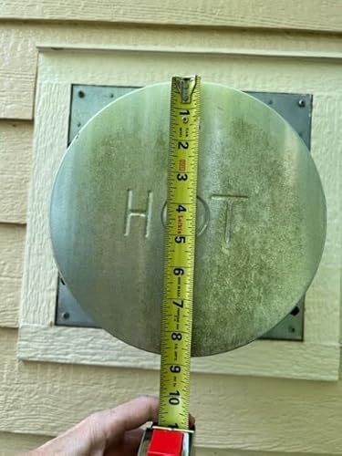 Draft Decor Draft Stopper Direct Vent Fireplace Termination Cap Cover (Round) #TOP2