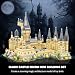 PQKIE Magic Castle Micro Mini Building Set, 2929 Pcs Magic House Model Building Toys, STEM Creative Magic World Office and Home Decor Bricks Kits, Christmas Birthday Gift for Adults Teens Kids 14+