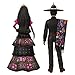 Hallmark Keepsake Plastic Christmas Ornament 2022, Barbie and Ken Día De Los Muertos, Set of 2